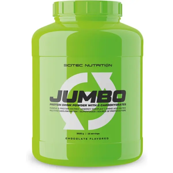Scitec Nutrition Jumbo 3,52Kg - Subidor de Peso con Creatina y Proteína de Suero de Leche - 1