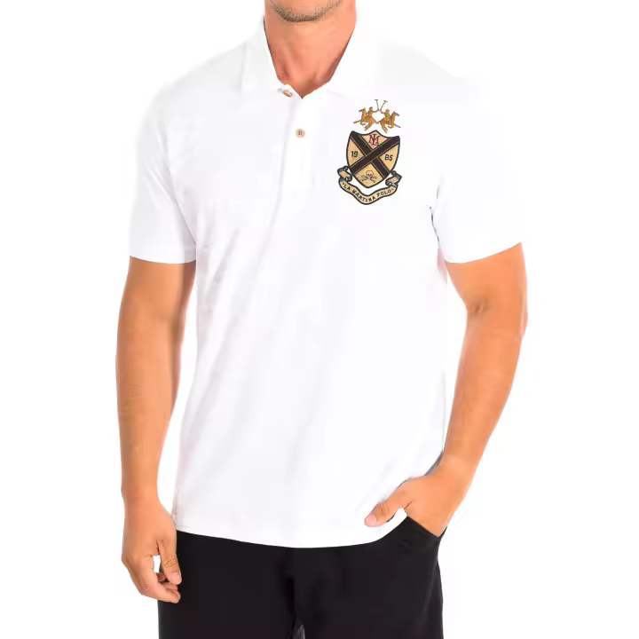La Martina-Polo Manga Corta TMPE30-PK097 para Hombre - 1