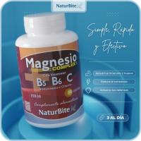 Magnesio Complex de NaturBite. Citrato y Bisglicinato de Magnesio con vitaminas B5, B6 y C. de NaturBite. Nuestra formula mas completa y con más amplio espectro de uso. Esencial en tu rutina de cuidado diario - details 1