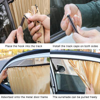 Cortina De Sol Para Coche Universal Cortina De Ventana Lateral Con Imanes Protección Solar Aislante De Calor Para Ventanas Frontales Y Traseras - details 9