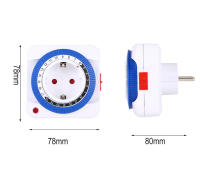 Interruptor De Tiempo Programable Mecánico Con Timer De 24 Horas Enchufe Inalámbrico EU/US Apagado Automático Después De Un Ciclo De Contado - details 3