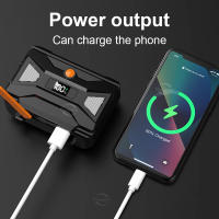 Linterna Frontal LED Potente 9000mAh Con Sensor IR 10000LM Recargable Por USB Luz De Pesca Al Aire Libre Para Camping Montañismo Y Senderismo - details 11