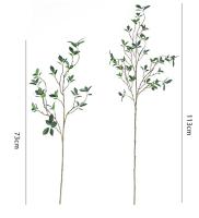 Arbusto Artificial De Ficus Tenuifolia Hojas De Flores Falsas Para Decoración De Hogar Y Bodasrama Larga Para Mesa Y DIY Material De Seda Origen Zhejiang China - details 1