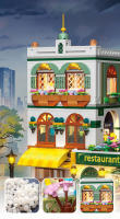 Bloques De Construcción Creativos 997Pcs Vistas De Calle Restaurante Chino Edificio De Tres Pisos Arquitectura Ciudad Mini Bricks Juguetes Para Niños Regalo - details 5