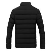 Nueva Chaqueta De Algodón Para Hombre 2024 Abrigo Grueso De Punto Deportivo Casual Cuello Alto Para Otoño E Invierno - details 5