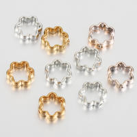 50pcs De Capas De Bolas Espaciadoras En Forma De Flor 12mm Para Hacer Joyas DIY Accesorios Para Collares Y Pulseras - details 4
