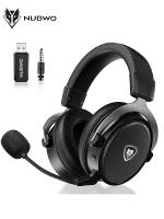 Auricular De Juego Inalámbrico NUBWO G07 Con Tecnología 2.4GHz Y Bluetooth 5.3 Micrófono De Cancelación De Ruido Estéreo Compatible Con Computadora Y Teléfono Móvil - details 5