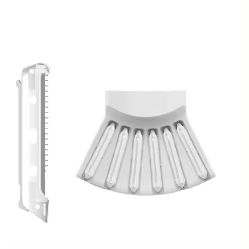 2025 18 Pack Replacement BladesCompatible With Finishing Touch FlawlessDermaplane Glo Lighted Exfoliator,Stainless Steel Heads For - 1