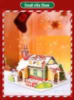 Regalos De Navidad Puzzle 3D Educativo Para Niños DIY Manualidades Educativas Juguete De Construcción Para Kindergarten - details 10