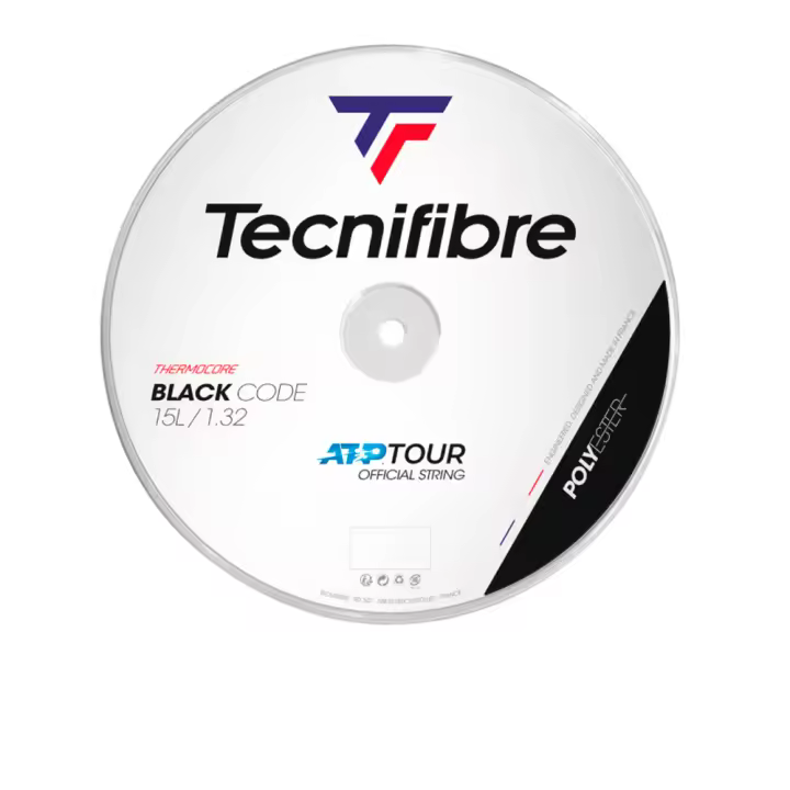 BOBINA CORDAJE TECNIFIBRE BLACK CODE 1.32MM 200M NEGRO - 1