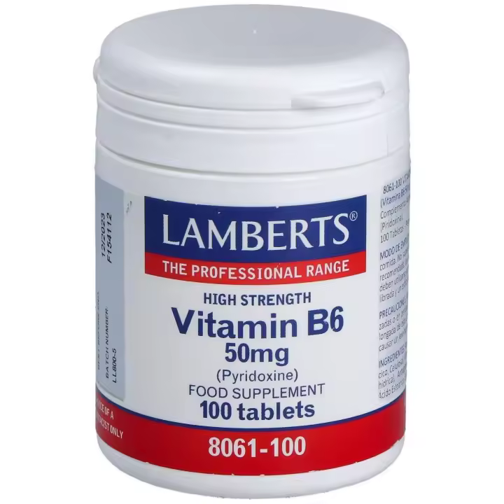 Vitamina B6 (Piridoxina) 100 Caps - 1