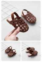 Sandalias De Piel Para Niñas Con Cordones Retro Princesa Suela Suave Transpirable Verano Cuero Suave TPR Cierre Elástico - details 3