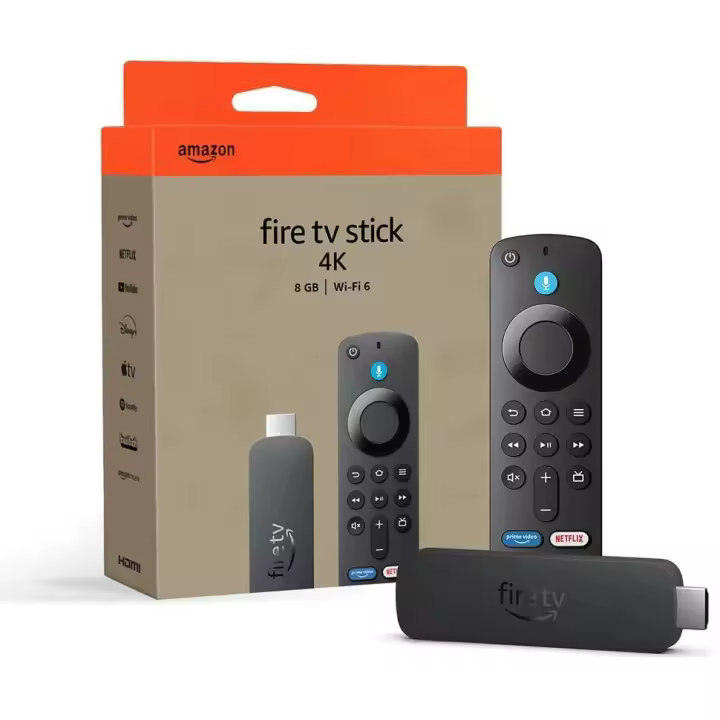 Fire Stick TV HD/4K/4K MAX, Amazon (Última Generación), con mando por voz Alexa, Dispositivo de streaming HD compatible con Wi-Fi 6, Dolby Vision, Dolby Atmos y HDR10+ - 1