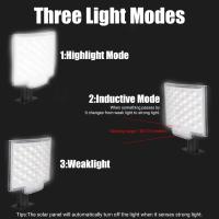 Luces Solares Ultra Brillantes Al Aire Libre Con 106 LED 3000LM Sensor De Movimiento Luz De Inundación Para Pared Patio Garage Jardín Trasero - details 5