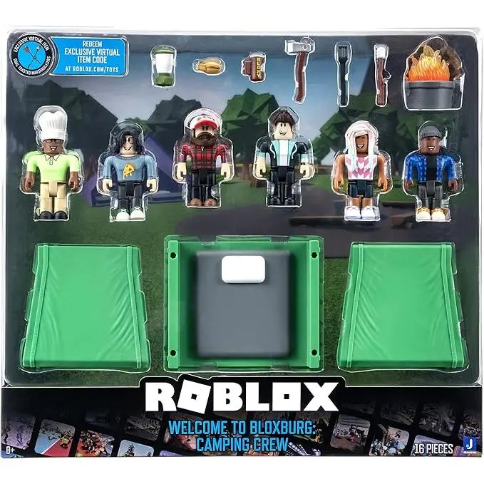 Roblox Colección de acción - Bienvenido a Bloxburg: Camping Crew Playset - 1