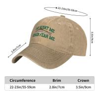 Gorro De Béisbol Unisex 'Fish Want Me Women Fear Me' Estilo Desgastado Clásico Protección Solar Ajustable Para Todas Las Estaciones - details 3