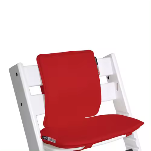 Baby Ace Cojin para trona evolutiva de madera color rojo - 1