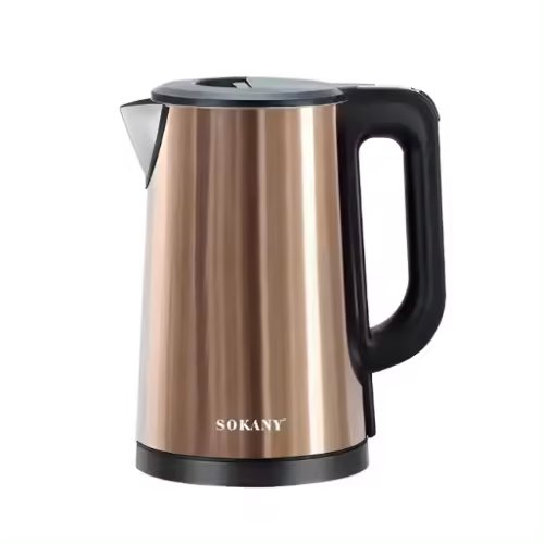 Hervidor de agua electrico 2,5 L 1500W de acero inoxidante oculto, hervidor electrico con apagado automatico, y con filtro extraible y lavable. Sokany - 1