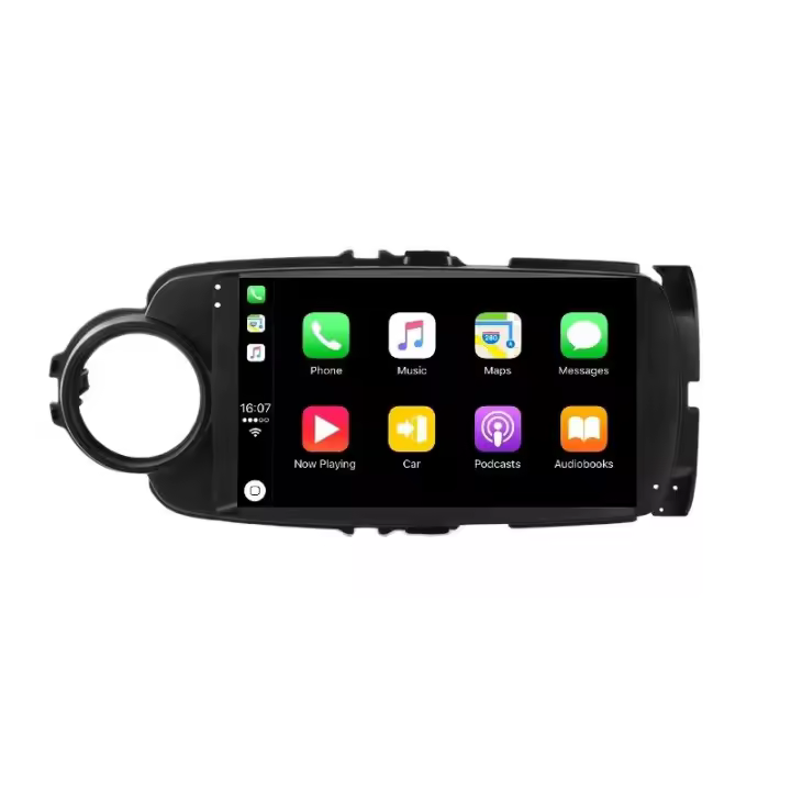 AWESAFE inalámbrico CarPlay Android Auto Radio para Toyota Yaris 2012 2013 2014 2015 2016 2017  coche reproductor multimedia GPS 2 din autoradio volante controles RDS Bluetooth - 1