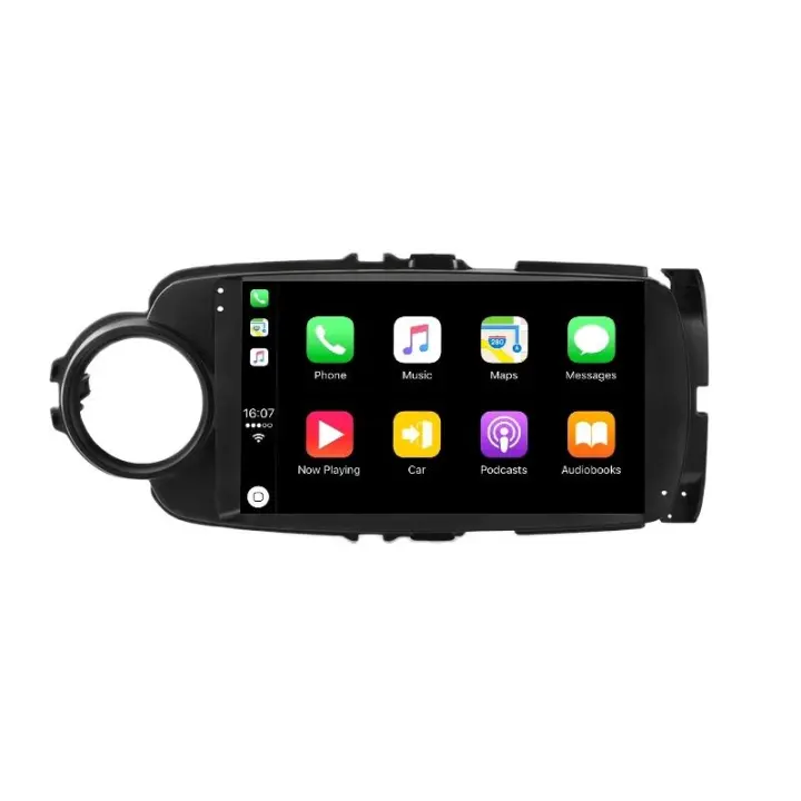AWESAFE inalámbrico CarPlay Android Auto Radio para Toyota Yaris 2012 2013 2014 2015 2016 2017  coche reproductor multimedia GPS 2 din autoradio volante controles RDS Bluetooth - 1