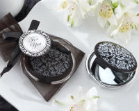 Disok Lote 20 Espejos Black Glam en Bolsita de Regalo para Detalles de Bodas y Regalos Comuniones Mujeres Invitadas - details 0