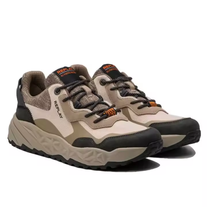 Calzado hombre Zapatillas Replay Zapatillas Rs340002t Beige - 1