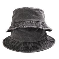 Gorro De Pescador De Leno Lavado Para Mujer Y Hombre Gorro De Buho De Color Sólido Plegable Para Exteriores Viaje Playa Protección Solar Estilo Casual - details 1