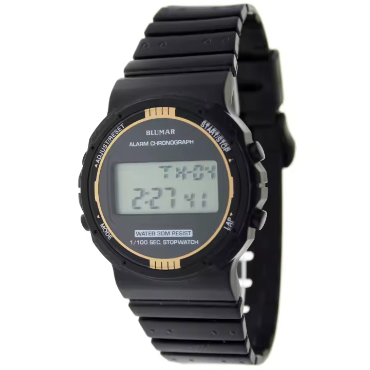 Reloj Blumar Para Hombre Resina 30m Crono Alarma - 1