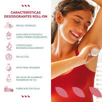 Desodorante Roll-on con Rosa de Damascus 50 ml-Nutritive Deo Naturals Para Pieles Madura, fragancia dulce con aloe vera orgánico desodorante natural - details 1