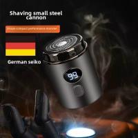 Afeitadora Eléctrica Portátil Para Hombres Y Mujeres Con Pantalla LED Recargable Apto Para Uso En Carro Y Viajes Afeitadora Rotatoria De Acero Inoxidable - details 0
