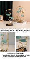 Ornamento De Hoja De Loto De Hierro Para Decoración De Escritorio Artículos De Arte Para Estudio Y Dormitorio Accesorios De Hogar - details 6