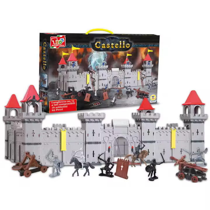 JUEGO DE PLAYSET MEDIEVAL CASTILLO NIÑO. - 1