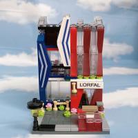 Kit De Bloques Micro De Arquitectura Para Niñas Y Niños Modelo De Casa De Tienda Clásico Regalo Para Niños Edad 6-12 Años Plástico ABS Sin Batería - details 2