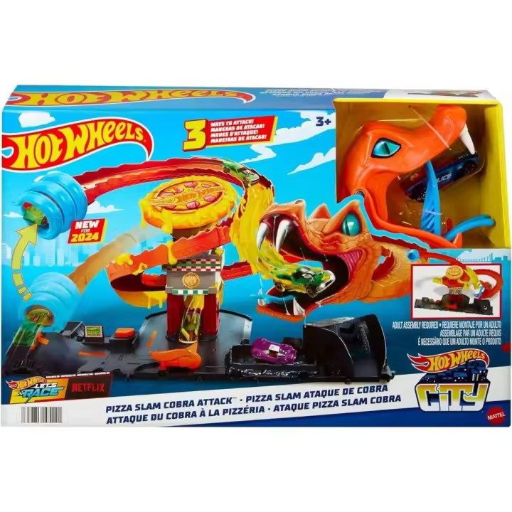 Hot Wheels City Ataque De La Serpiente Mattel HTN81 Circuito para coches - 1