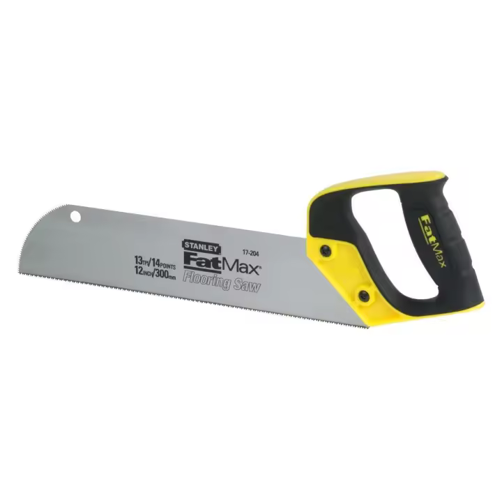 STANLEY Serrucho de Costilla FATMAX® 350mm - 11 Dientes - Este serrucho ofrece cortes suaves y precisos en madera y otros materiales, con una construcción duradera para un rendimiento duradero. Modelo: 2-17-201. - 1