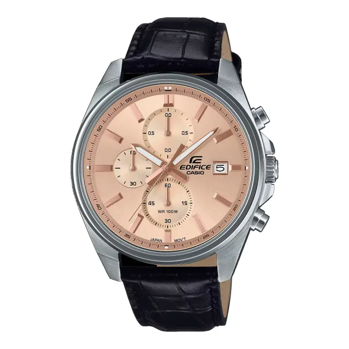 Reloj EDIFICE EFV-610EL-5AUEF Correa de Piel Casio Hombre Formal Sumergible (100m) - 1