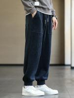 Nuevos Pantalones De Corduroy Para Hombre Otoño Invierno Estilo Callejero Holgado Casuales Pantalones De Jogger Talla plus Hasta 8XL - details 11