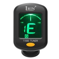 Afinador De Guitarra IRIN T-500 Con Pantalla LCD Afinador Cromático Para Acústica Bass Ukulele Accesorios Para Principiantes Rotatable Clip-on - details 4