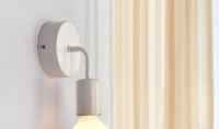 Lámpara De Pared LED Minimalista Moderna En Negro Y Blanco Para Dormitorio Sala De Estar Creativa Luz De Fondo Para Pasillo Y Cocina - details 8