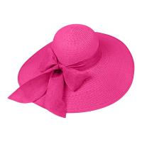 Sombrero De Paja Para Mujer Con Lazo Amplio Y Plegable Protección Solar De Playa Estilo Panama Casual Unisex Tamaño Adulto - details 2