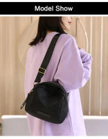 Bolso De Hombro Pequeño Para Mujer Vento Marea Shell 2024 Nueva Nylon Correa Ancha Bolso Cruzado Resistente Al Agua Y Suave Bolsos Cruzados De Calidad - details 11
