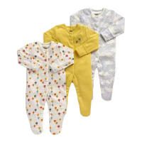 Ropa para niños, mono de bebé de primavera y otoño, ropa de gateo de manga larga que cubre los pies, pijamas, caja de regalo para bebé recién nacido - details 27