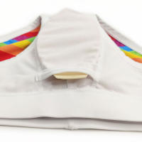Bragas De Natación Para Hombre En Blanco Con Estampado De Bandas Sport Y Playa Moda Verano Material Poliéster Y Spandex - details 9