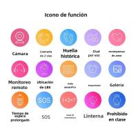 Reloj Inteligente Para Niños 4G Con Llamada SOS GPS Tracker LBS Sim Cartel Multifuncional Cámara Chat Impermeable Con Pantalla Táctil Y Cámara Trasera De 13MP - details 1