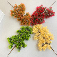 Planta Artificial De Ciprés Pino Plástico Para Escritorio Jardín Miniatura Árbol Con Ramas Para Decoración De Interiores - details 5