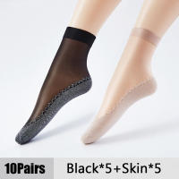 10 Pares De Calcetines Para Mujer Ultradelgados Transpirables Y Ligeros Calcetines De Verano Transparentes Y Casuales Para Mujer - details 9