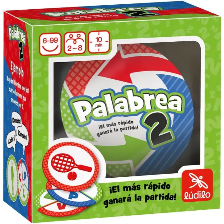 Ludilo - Palabrea 2  Juegos De Mesa Niños 6 Años  Juegos Infantiles  Juegos De Mesa para 2 O Más  Juegos Educativos 6 Años O Más  Combínalo con Palabrea - 1
