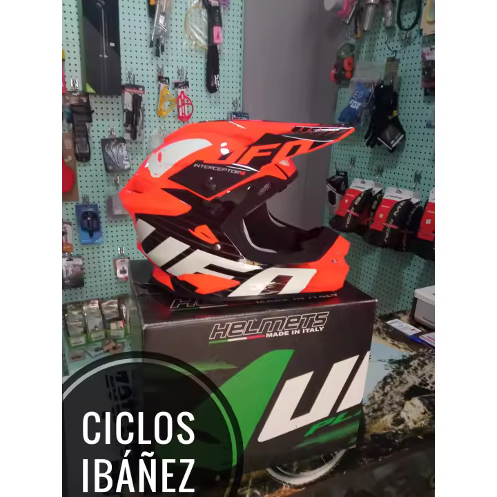 Liquidacion casco ufo intrepid rojo talla XL - 1