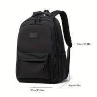 Mochila estética, linda mochila para la escuela, mochila universitaria, bolsas de libros de gran capacidad para niñas, mujeres, estudiantes, mochilas de viaje casuales, color sólido - details 4