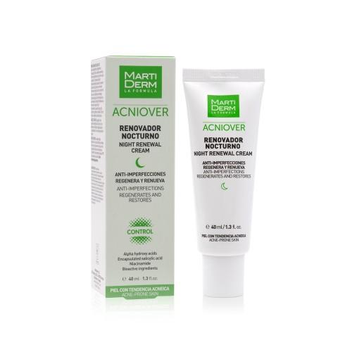Martiderm Acniover Renovador Nocturno 40 ml — oferta en Miravia